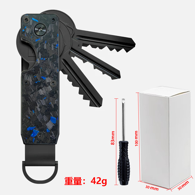 Metal Keychain Aluminum Alloy Key Clip Key Organizer Foreign Gift