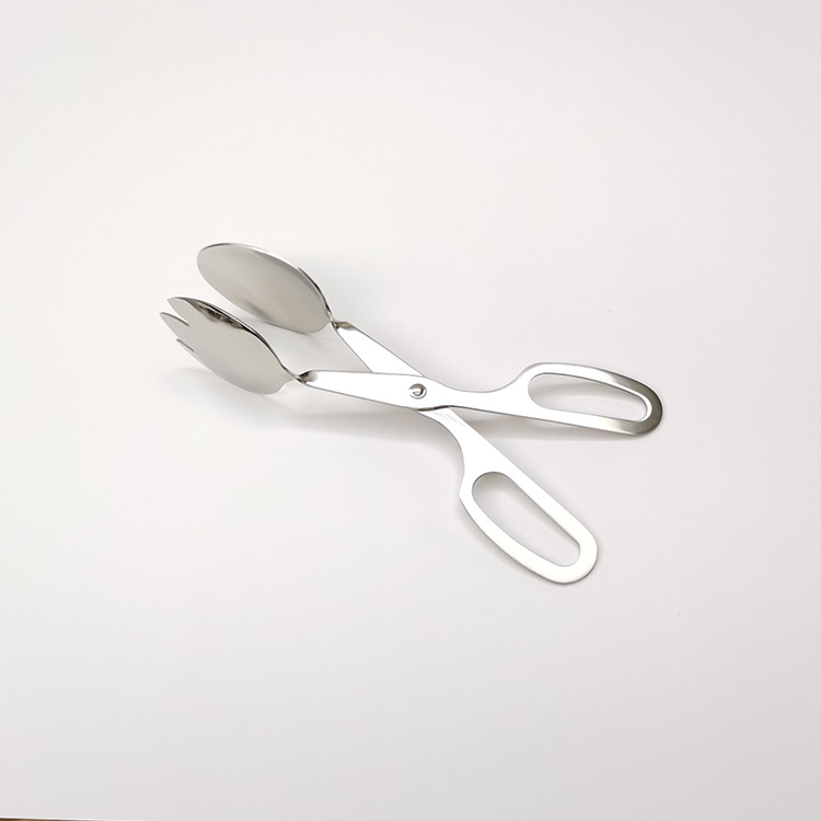 Stainless Steel Salad Tongs Kitchen Tool BBQ Tongs Restaurant Bread Tongs Buffet Tongs