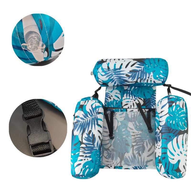 Pool float hammock multifunctional adult inflatable water lounge chair floater water hammock float floating chair