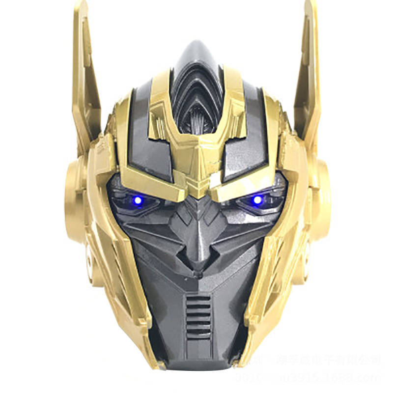 Marvel Spider-Man Iron Man Black and White Samurai Bumblebee Optimus Prime Cartoon Bluetooth Speaker Wireless Audio