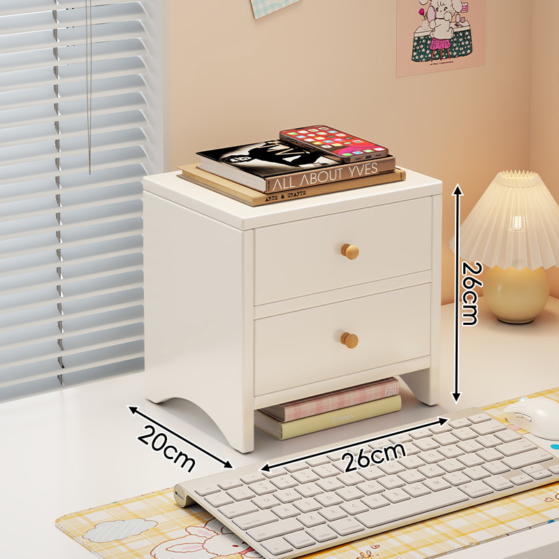 Computer Heightening Stand, Desktop Monitor Screen Stand, Heat Dissipation Rack with Drawer, Office Desk Organizer