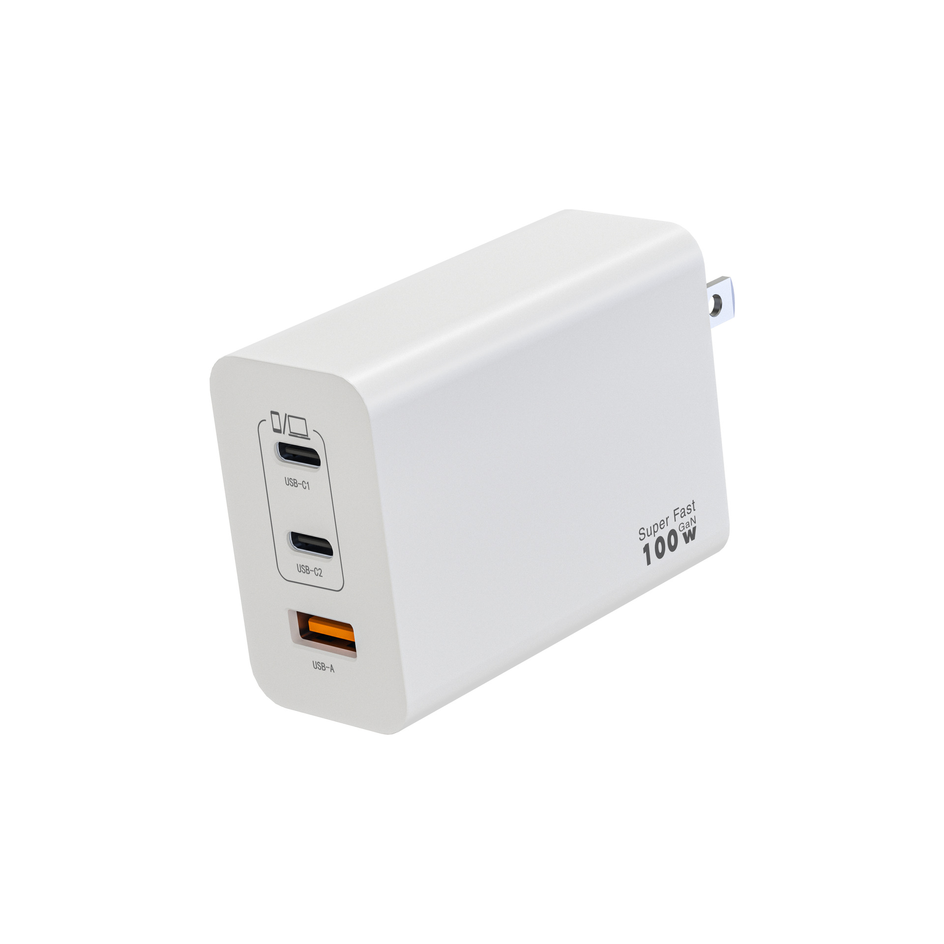 High Power 100W US Standard GaN Multi-port Fast Charging Compatible with Apple 16 Charger Samsung Phone Samsung Laptop