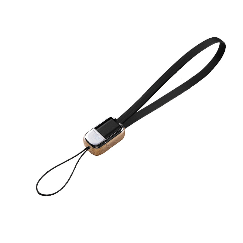 65W dual head short type-c phone lanyard charging cable compatible with Apple iPhone 17 phone fast charge data cable