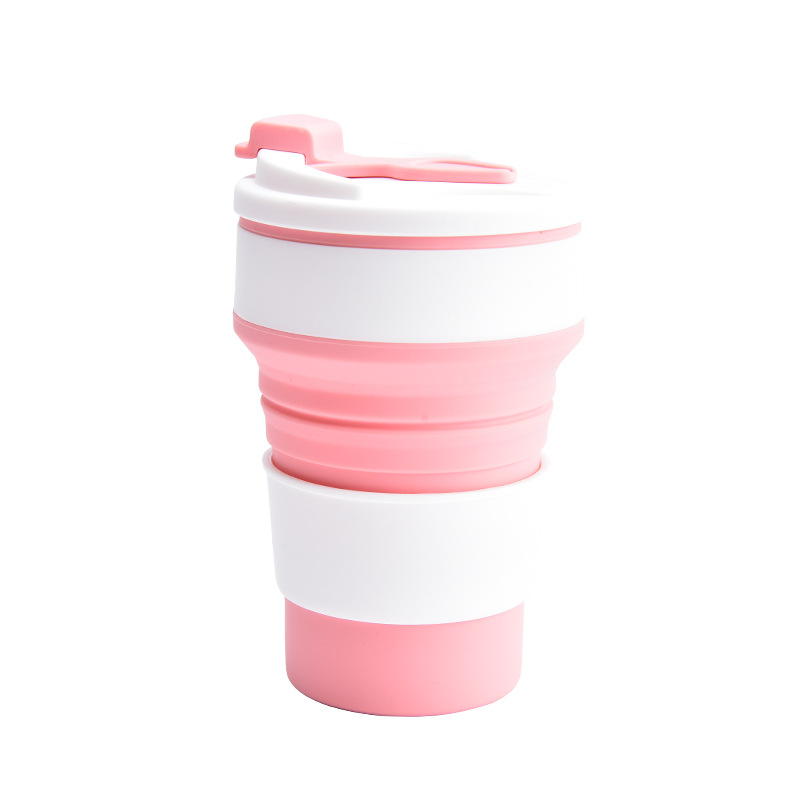 Silicone Water Cup Outdoor Portable Cup Folding Travel Telescopic Cup Foldable