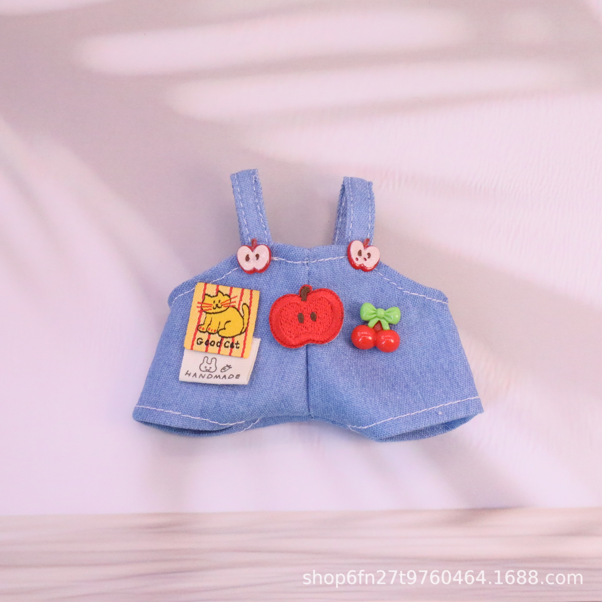 First second third generation Labubu doll clothes Labubu clothes vinyl doll hat glasses overalls set dress wear