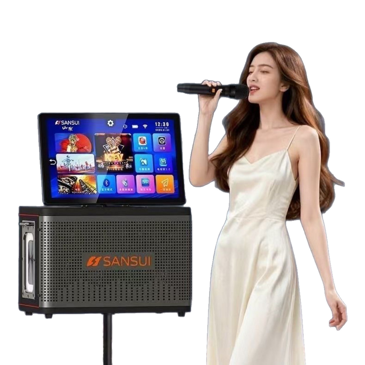 Speaker K888 High-End Version Stereo Dedicated Original Square Dance Pull Rod KTV All-in-One 2026
