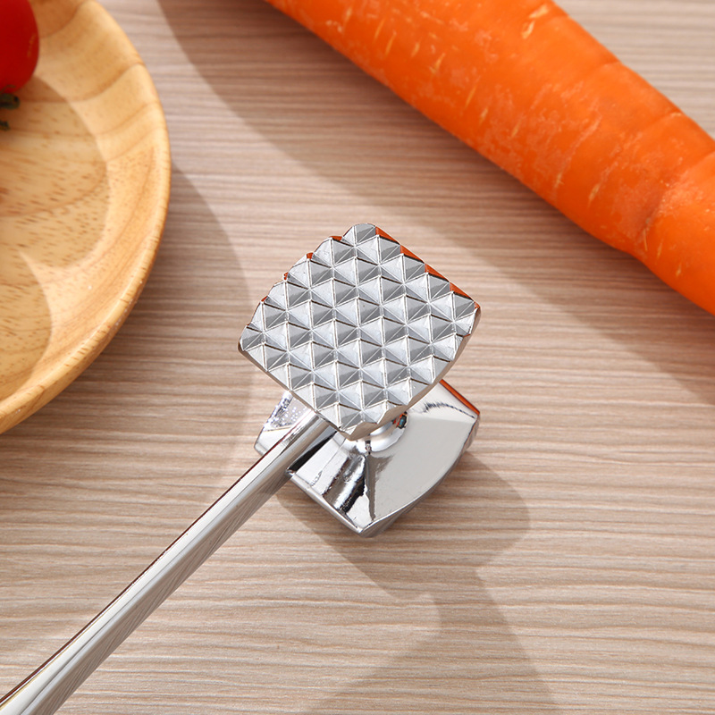 Meat Tenderizer Multifunctional Manual Meat Hammer Double-Sided Tenderizer Kitchen Utensil Meat Tenderizer Needle Pricker