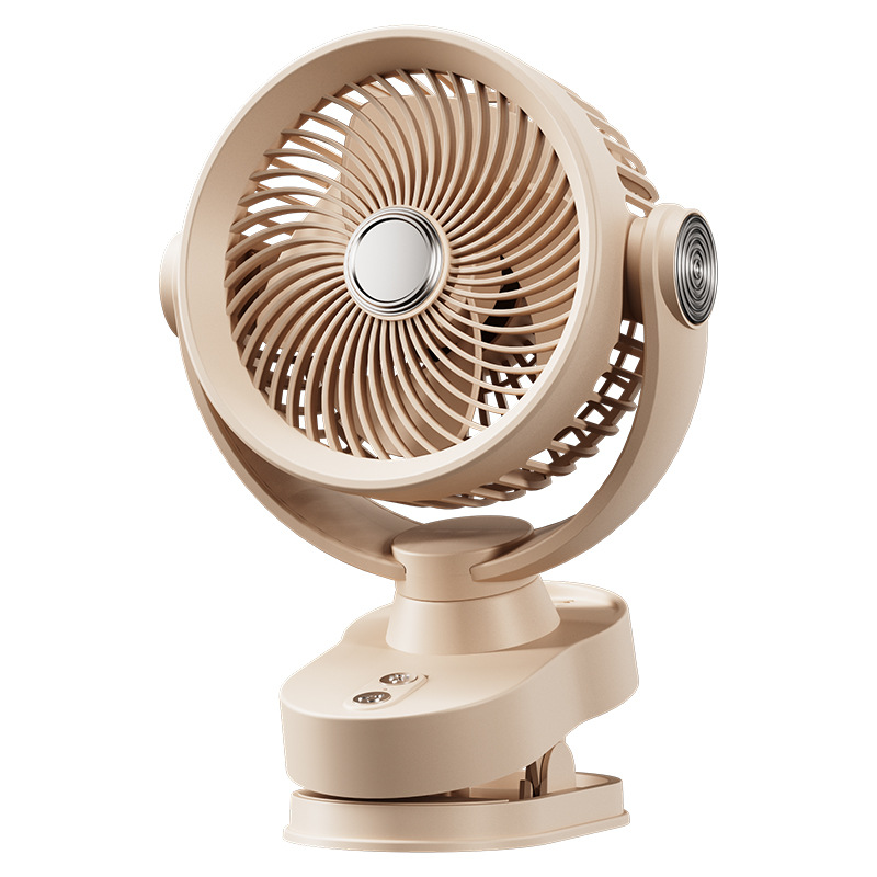 New Clip Fan USB Light Desktop Fan Home Oscillating Fan Dormitory Small Electric Fan