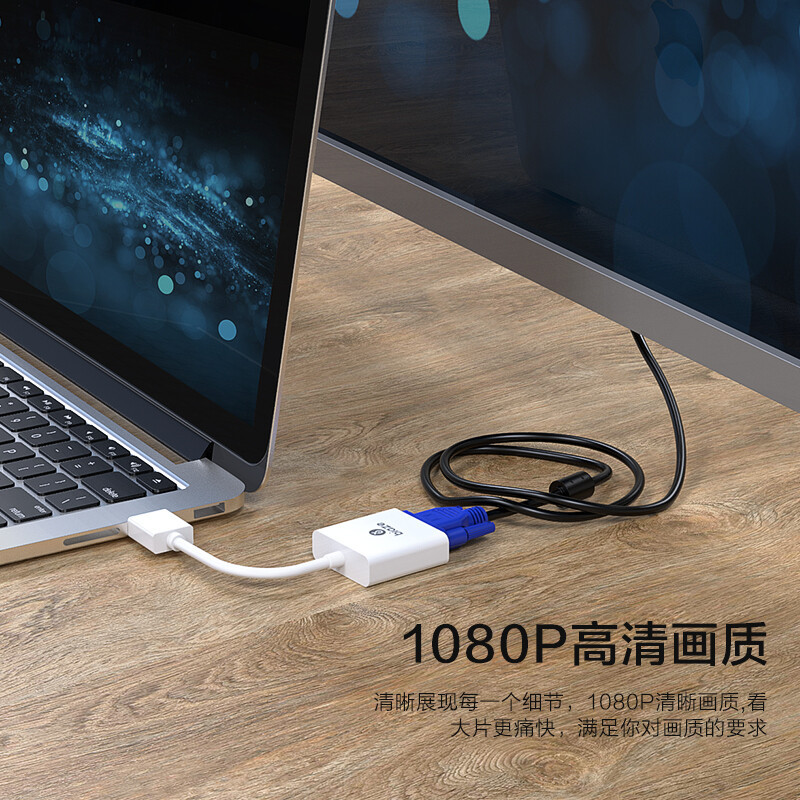 Biaze VGA Cable Male to Female VGA Extension Cable 3+6 Male to Female Projector Video Extension Cable