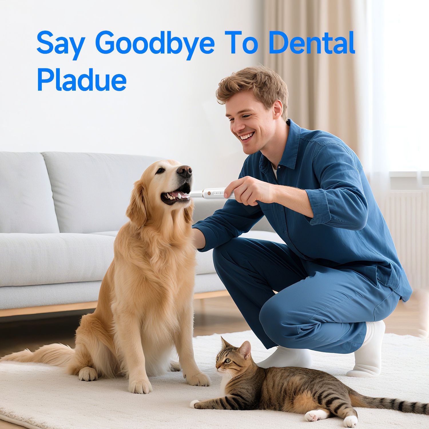 Removes calculus, pet electric tooth cleaner, dog, Yue'er Wanwan ultrasonic tooth cleaner