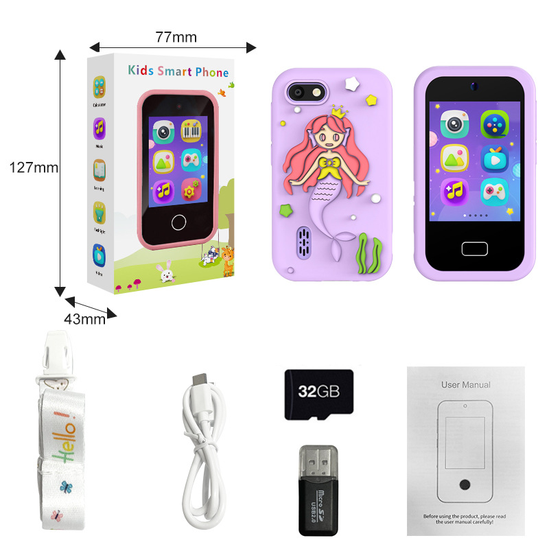 New private mold phone camera children's photo video cartoon game music toy