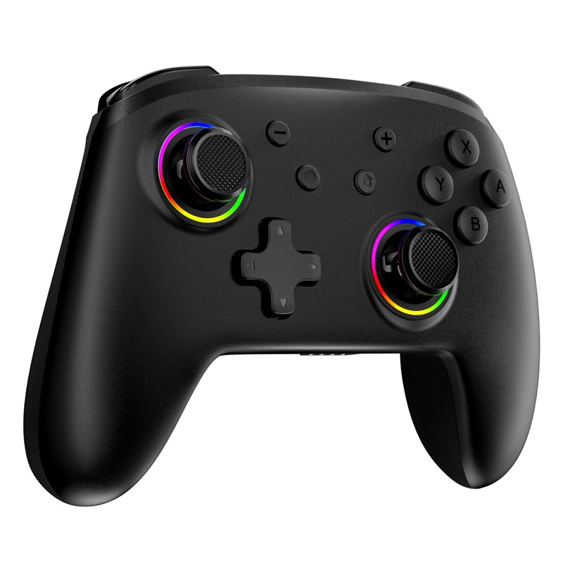 LinYuvo Lianyou switchpro handle joystick with light switchOLED game continuous fire game console dazzling light