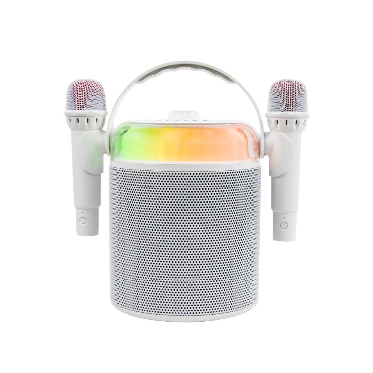 Karaoke Wireless Bluetooth Speaker K Song Microphone All-in-One Home KTV Dual Microphone Chorus Home Microphone Speaker