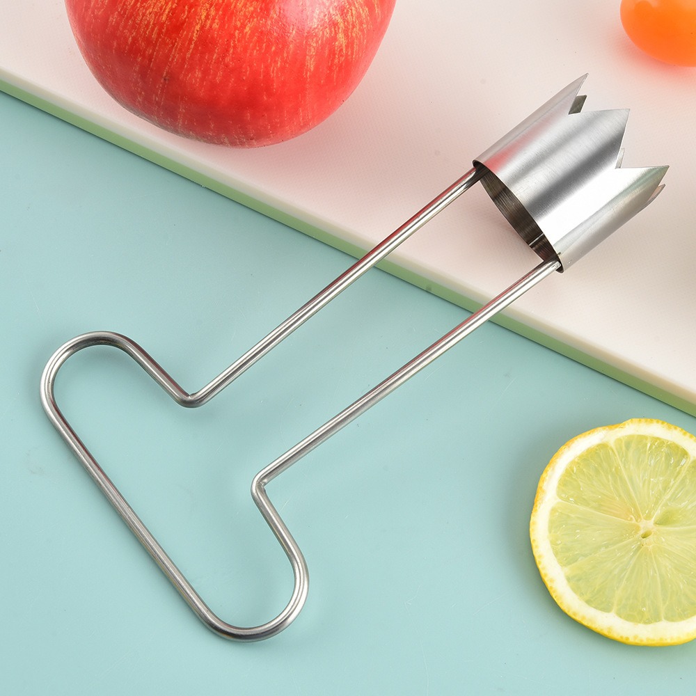 Stainless Steel Fruit Corer 304 Manual Household Kitchen Multifunctional Pitting Tool