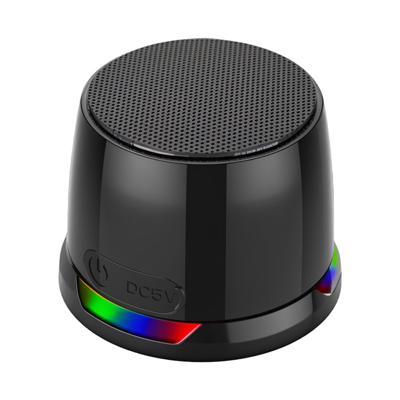 New Bluetooth speaker mini portable magnetic small cannon multifunctional stand outdoor audio atmosphere light portable