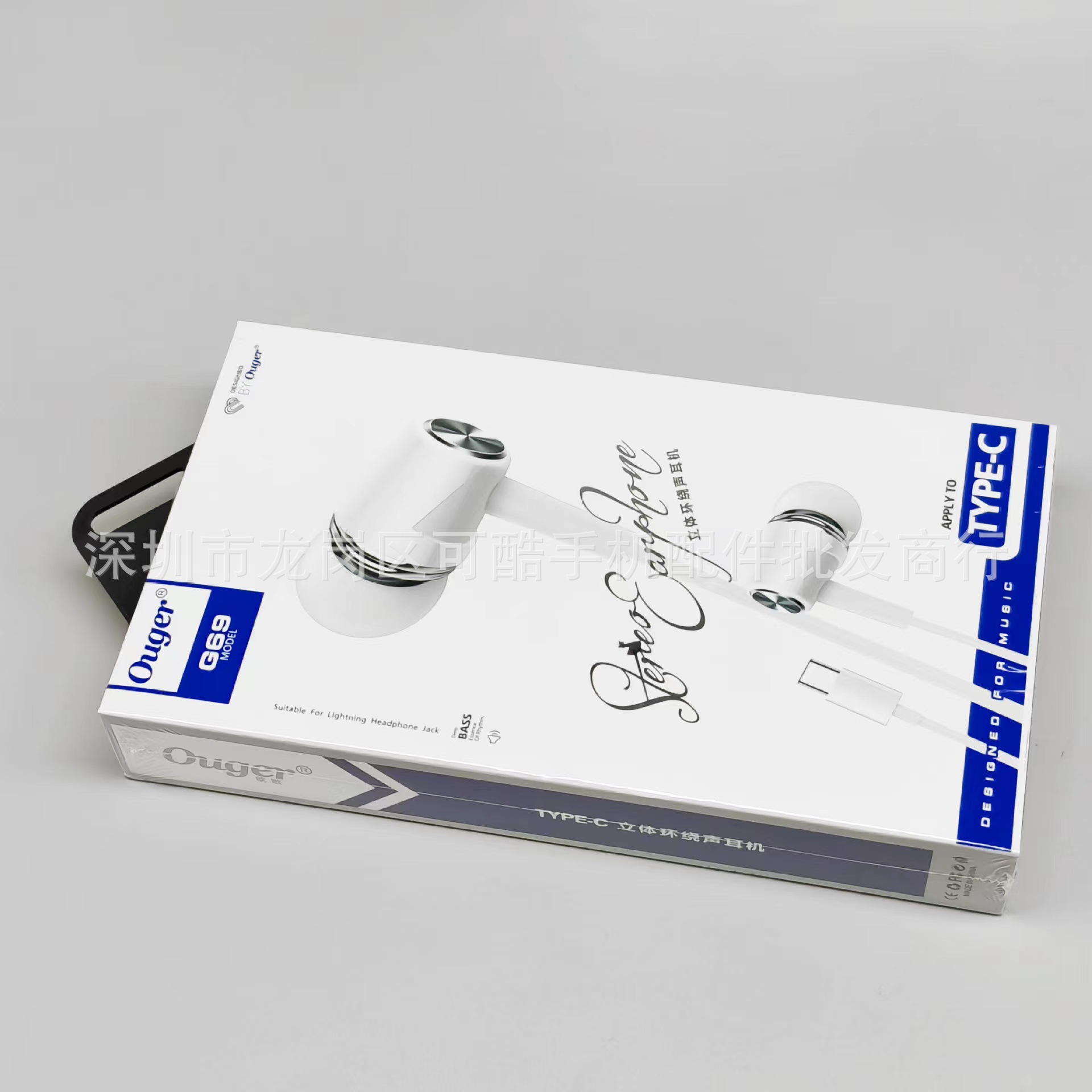 Hezhiyin TYPE-C Interface Earphones Stereo for OPPO Huawei vivo Apple Phone Music Earphones