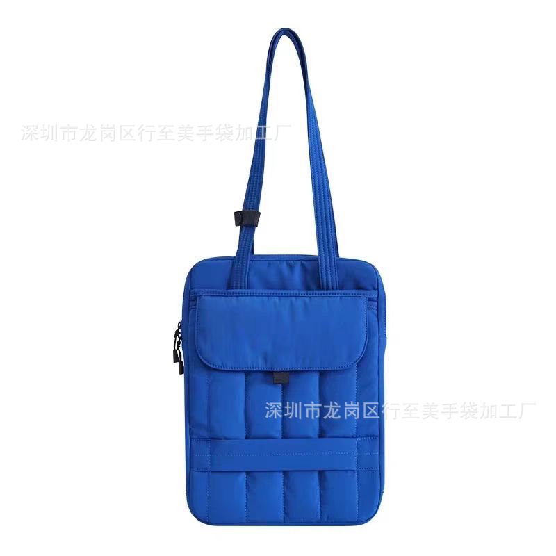 Durable nylon portable storage bag multi-purpose textile computer tote bag hand shoulder bag