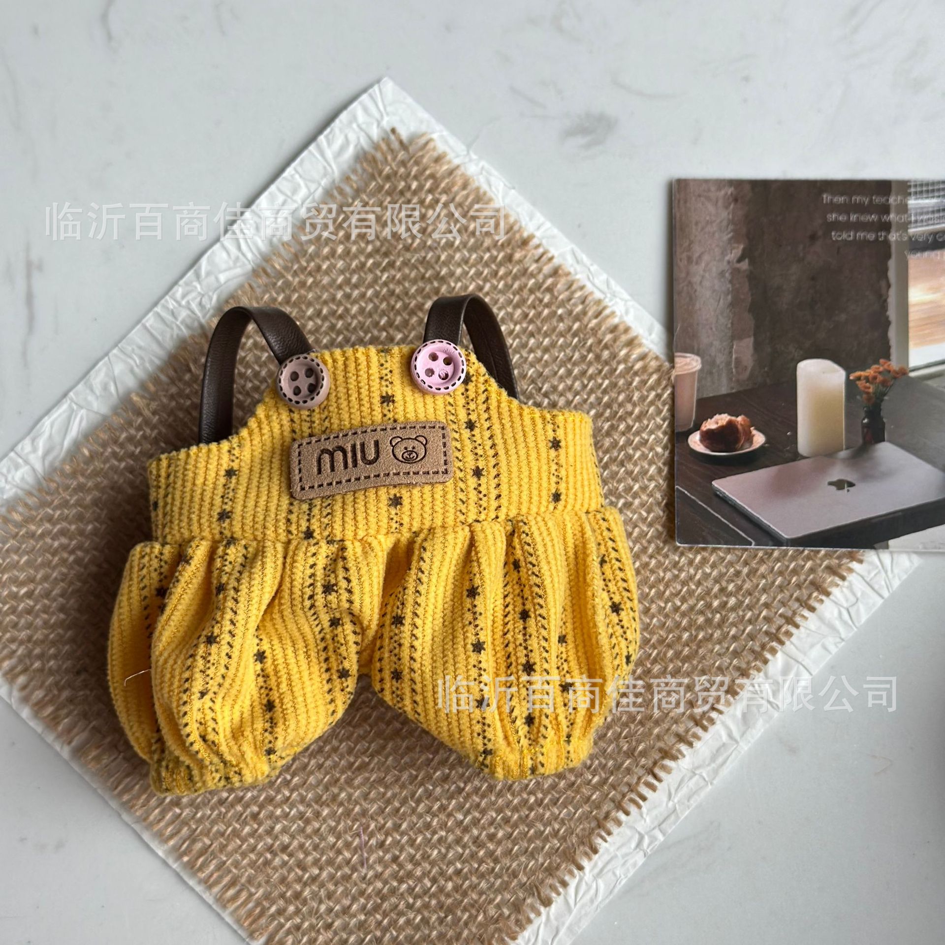 Small pants 10cm pendant doll clothes 14cm dog plush toy overalls replacement doll clothes