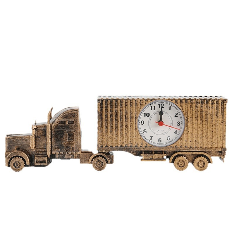 Tractor Trailer Container Truck Alarm Clock Alarm Clock Alarm Clock Student Bedside Clock Home Alarm Clock