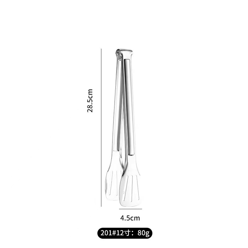 304 stainless steel three-line clip, bread clip, barbecue clip, food clip, kitchen household food clip tool