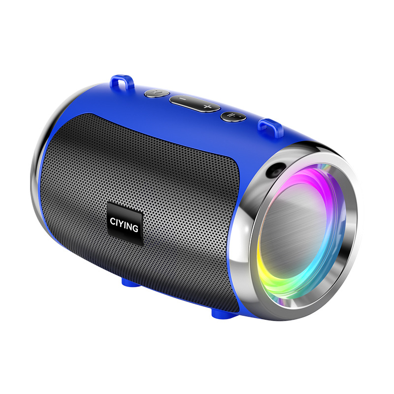 New Bluetooth Speaker Outdoor Portable Mini Small Speaker Home Outdoor Plug-in Card Color Light Heavy Subwoofer