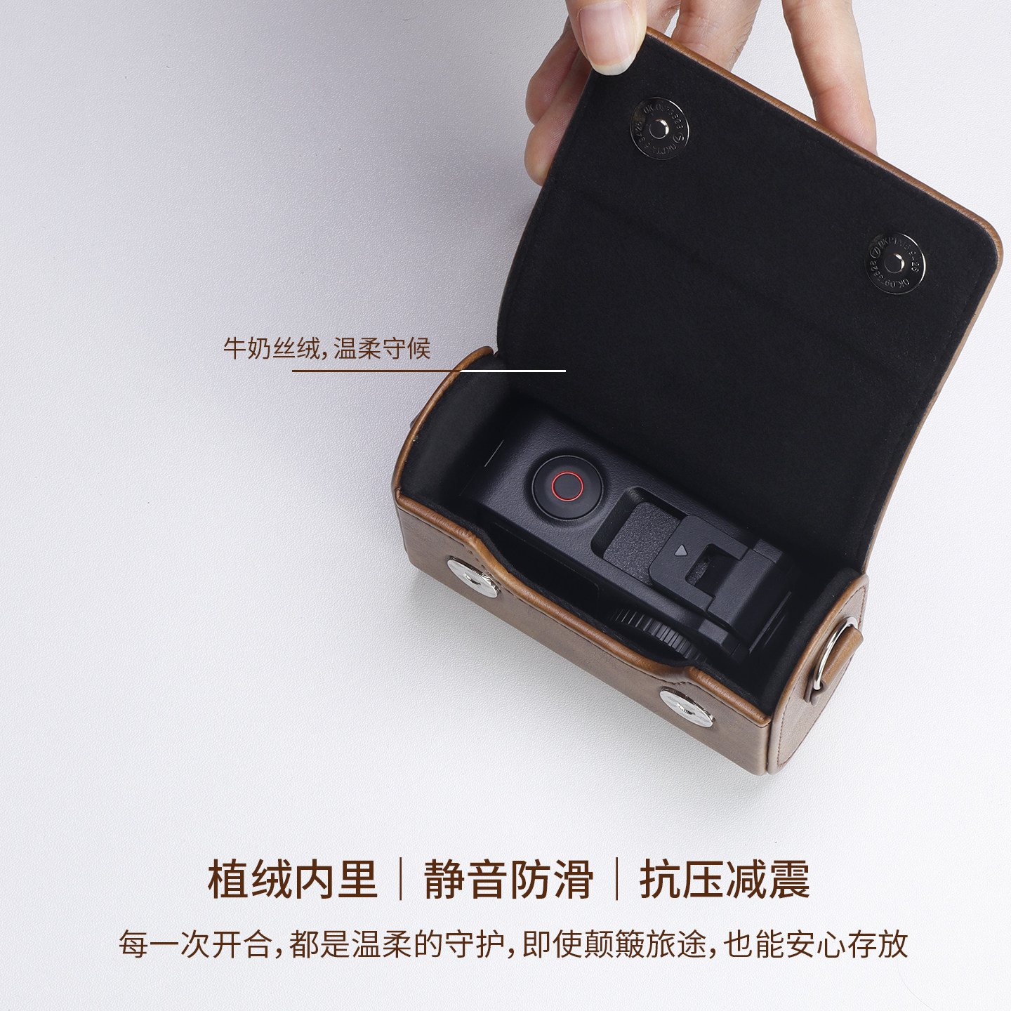 Compatible with DJI Action 6 storage bag, Action 5 Pro/4/Nano/Insta360 camera crossbody portable bag