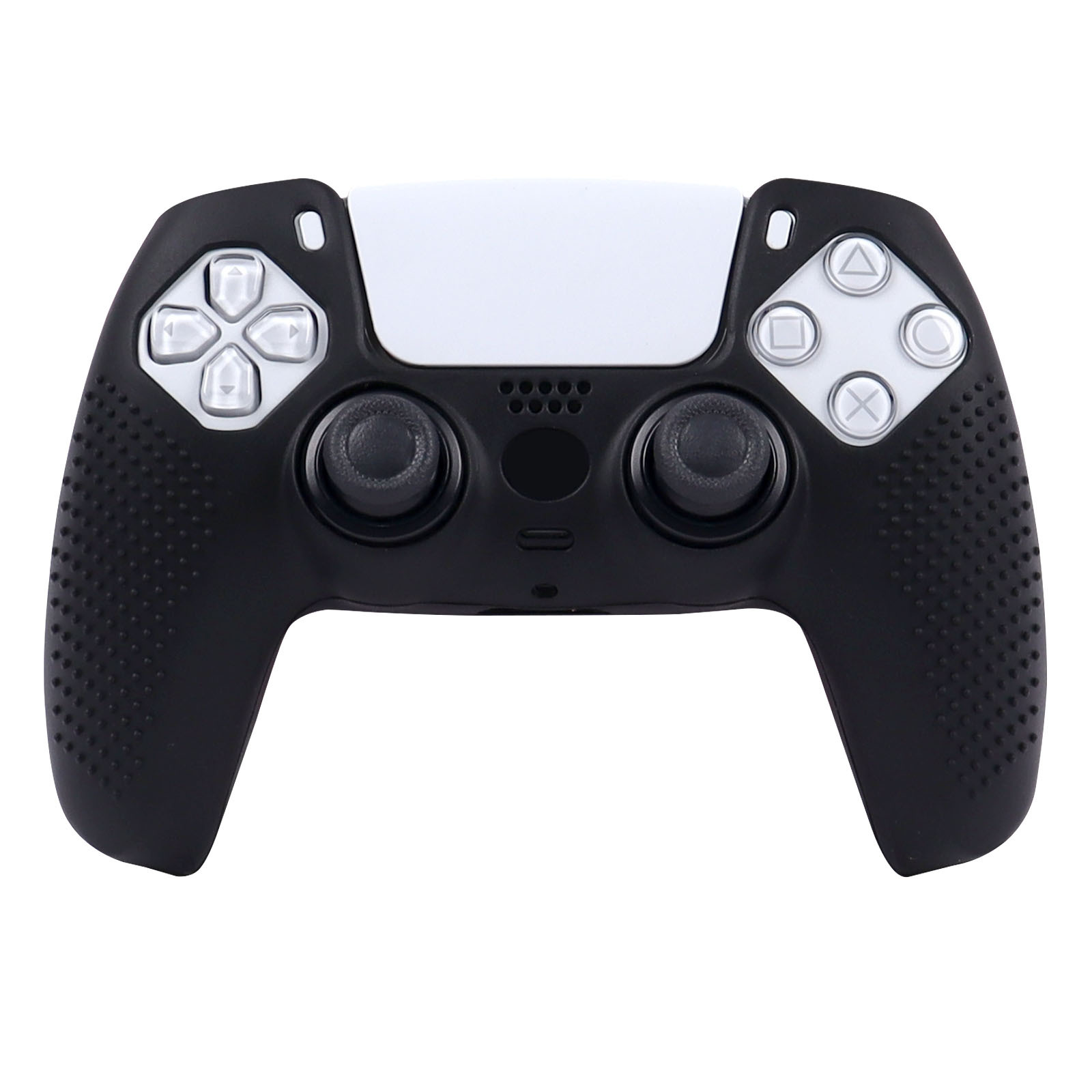 PS5 game controller silicone case with anti-slip dots ps5 single color with dots protective case solid color silicone controller case