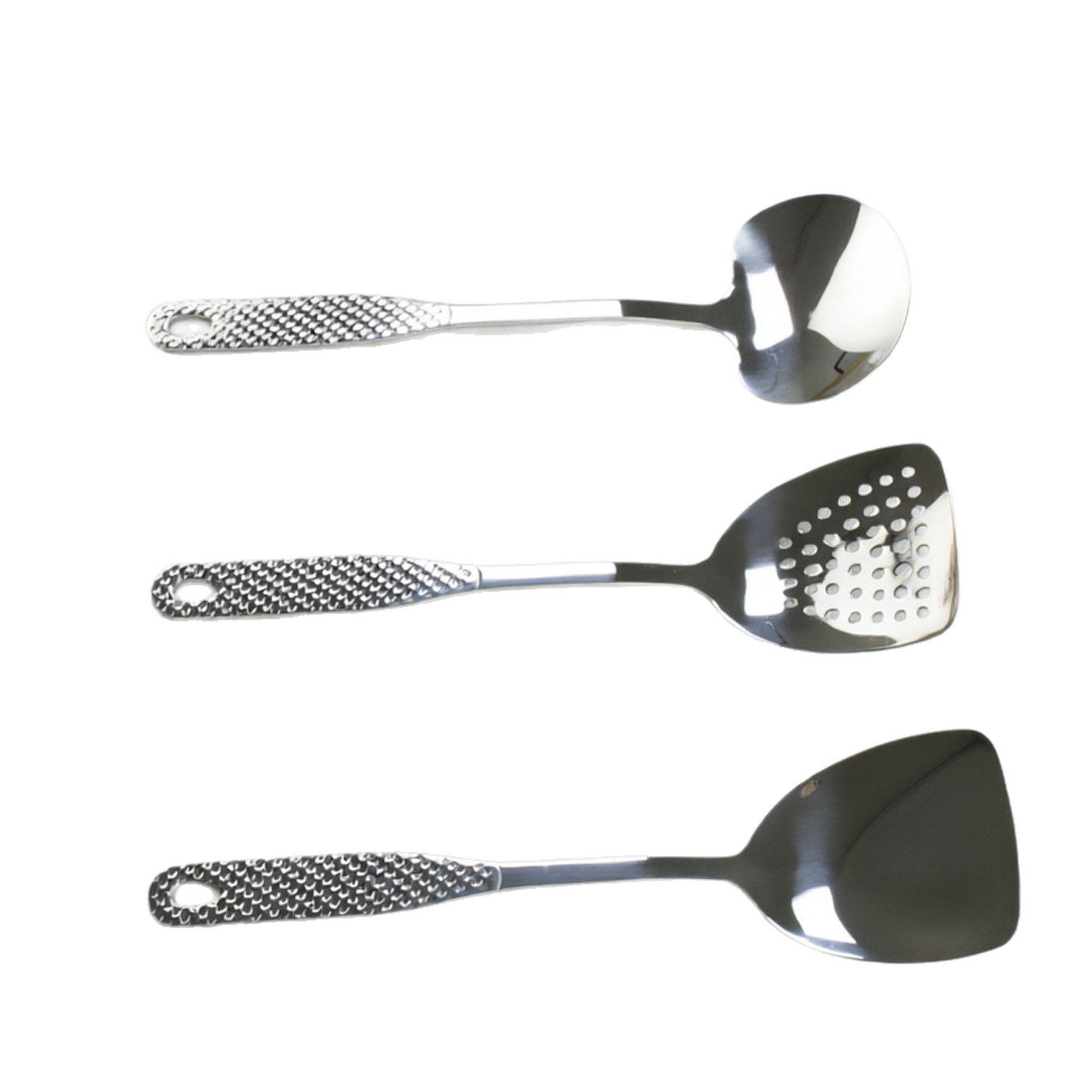 Food grade 304 stainless steel spatula kitchen utensil set mushroom spatula cooking household spatula cooking