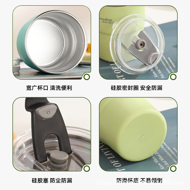 304 stainless steel mug household water cup shatterproof student office coffee cup tea cup milk cup