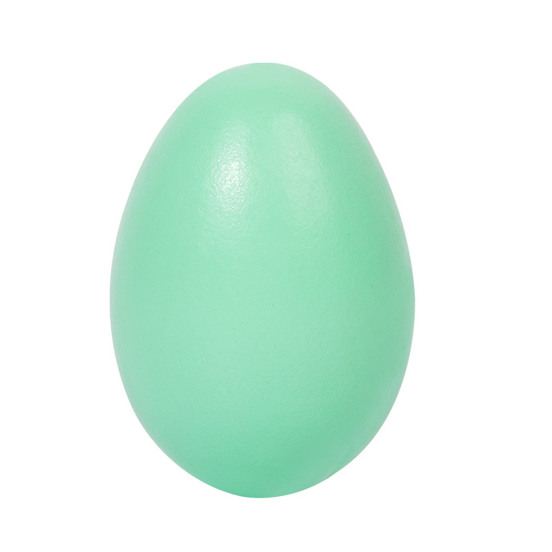Wooden Simulation Eggs and Duck Eggs Children's DIY Hand-painted Easter Eggs Pretend Play Toy