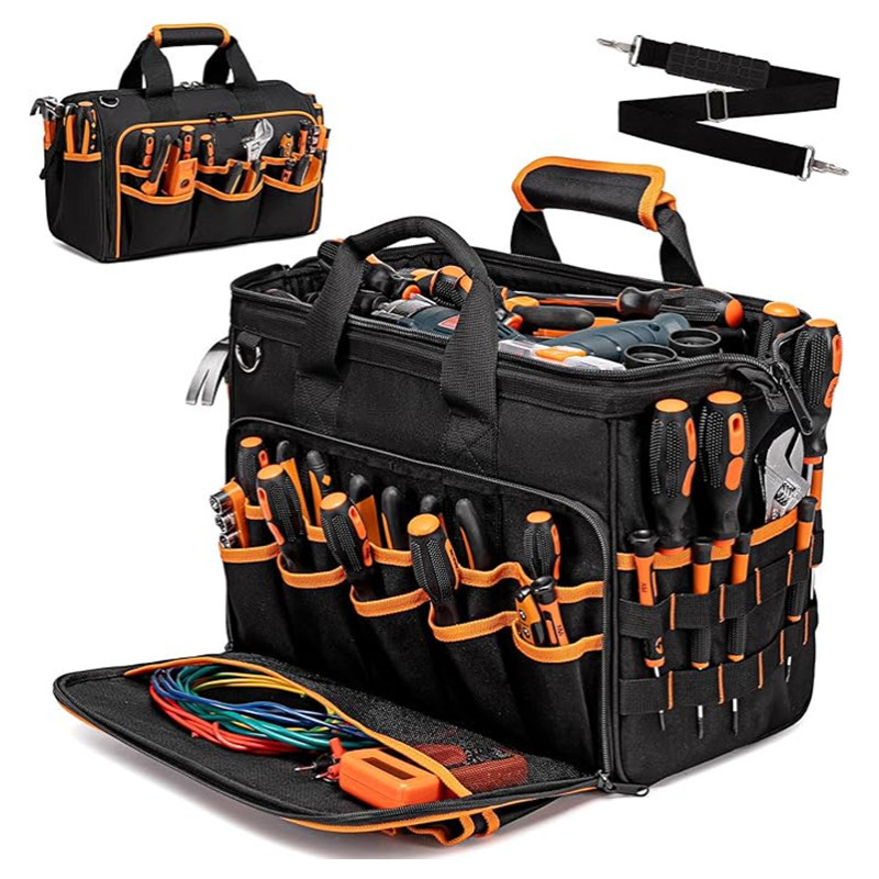 New 17-inch Heavy Duty Tool Bag Thickened Oxford Cloth Portable Handheld Storage Tool Bag