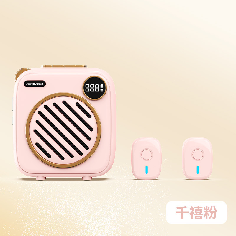 Charming K1 Wireless Lavalier Microphone Small Bee Amplifier Outdoor Tour Guide Classroom Teacher Small Audio