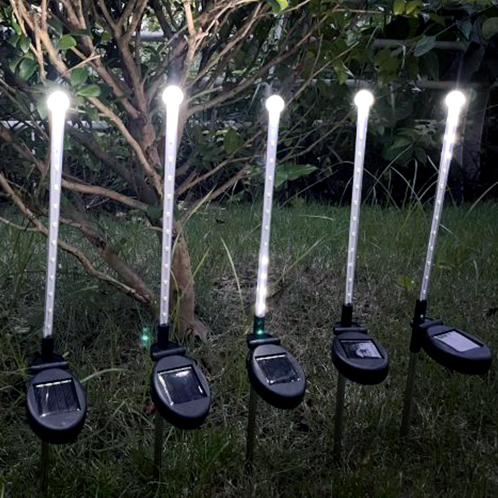 Solar meteor shower light outdoor waterproof LED road atmosphere light Christmas lawn decoration stake light