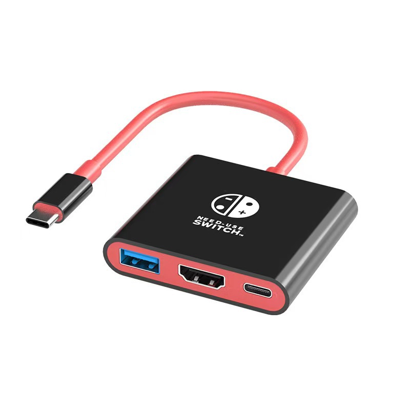 Switch Portable Docking Station 3-in-1 Converter Screen Mirroring Device OLED Console Converter Docking Station