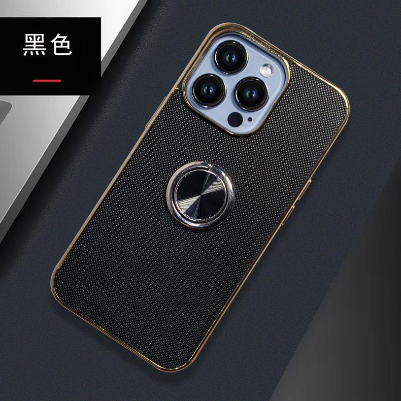 New applicable iPhone 14 Pro Max magnetic bracket electroplated Apple 13/12 phone case