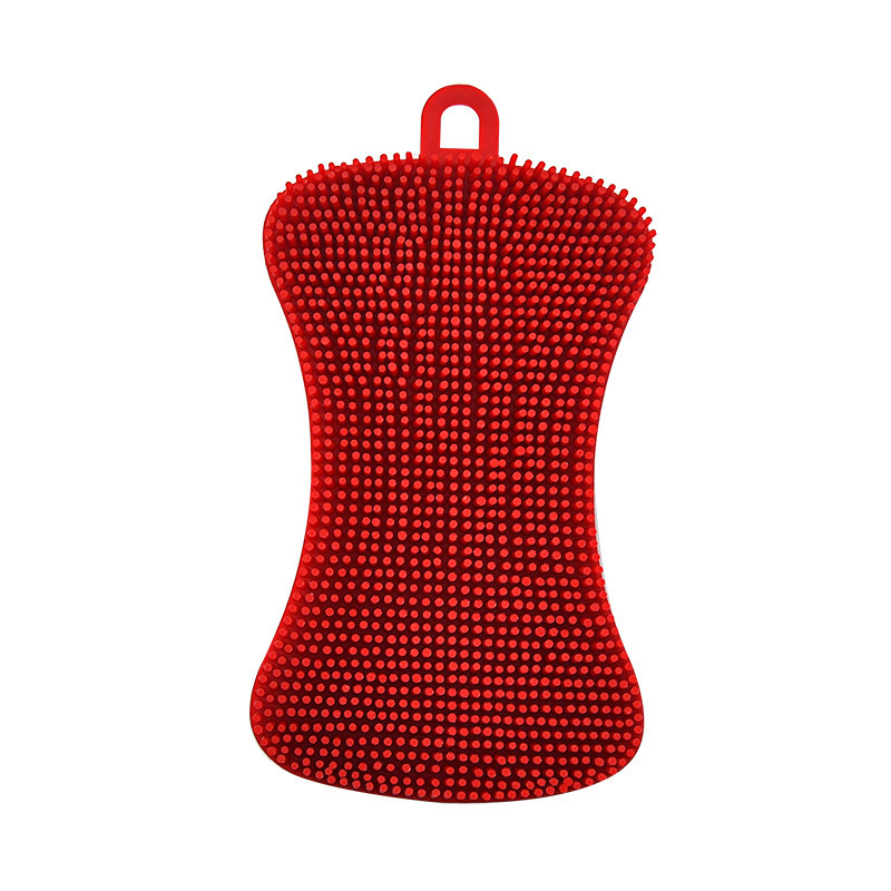 Multi-Color Silicone Dish Brush for Home Use Decontamination Soap Cleaning Brush Durable Kitchen Tool
