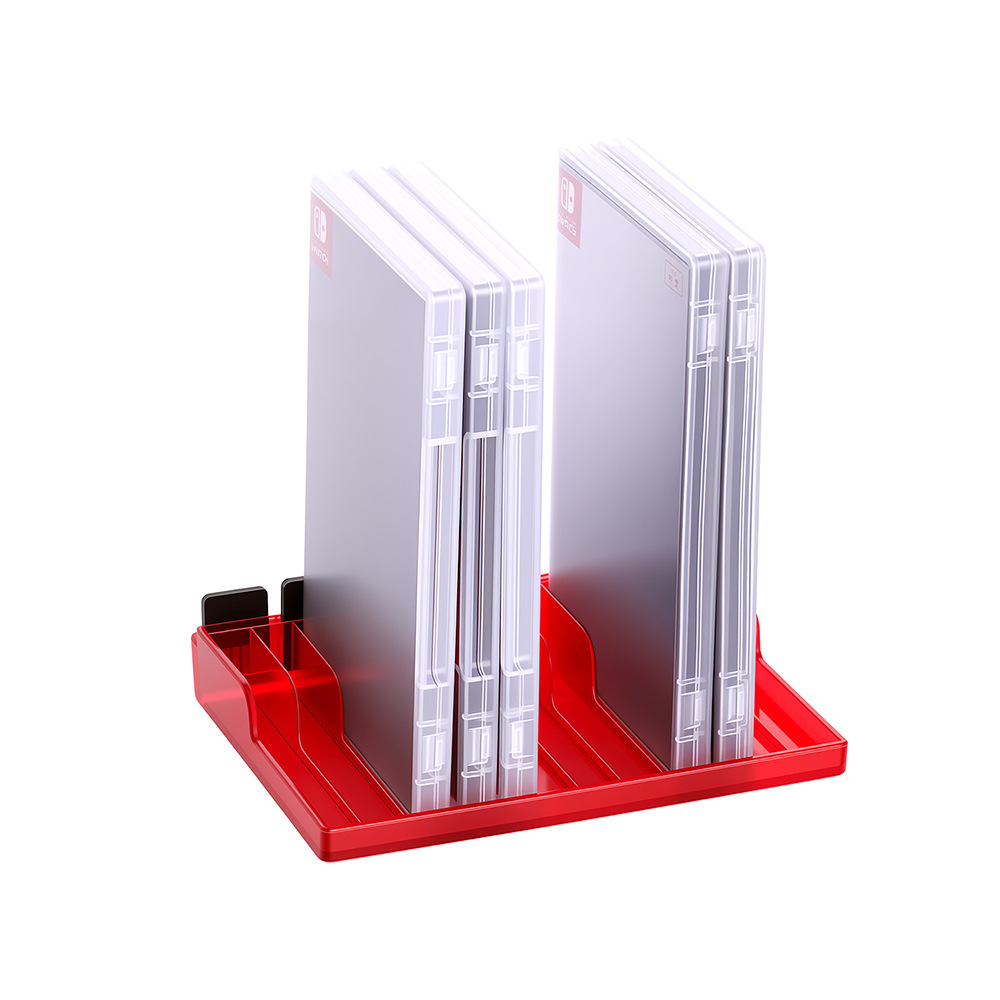 DOBE Original Compatible with Switch/Switch 2 2-in-1 Game Card Storage Tray with 12PCS Game Cards