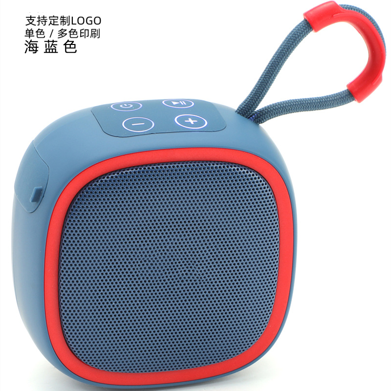 New Bluetooth speaker small steel cannon portable gift card small audio outdoor mini wireless Bluetooth speaker
