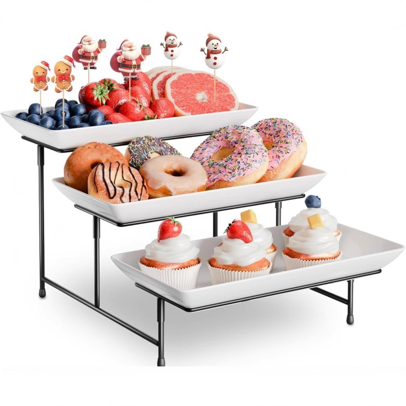 European-style dessert stand, display rack, cake tray, afternoon tea, multi-layer fruit plate