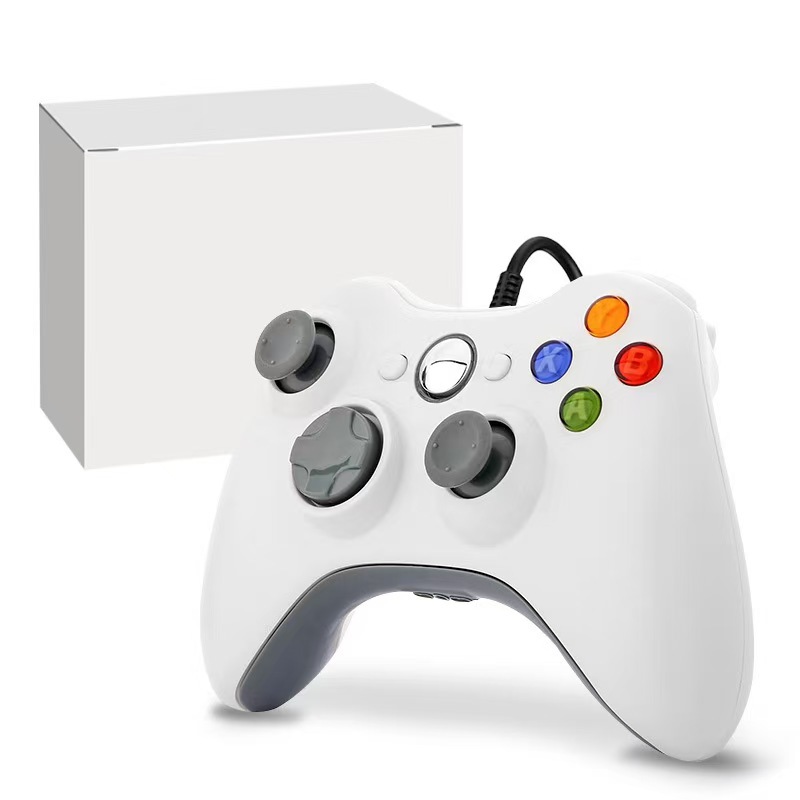 Gamepad USB wired plug and play computer xbox multi-platform compatible pc asymmetric dual vibration