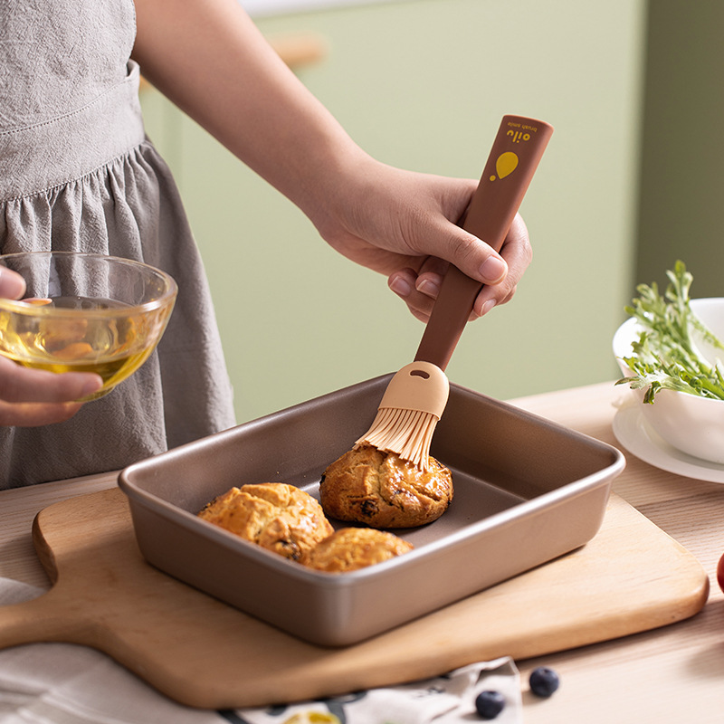 Silicone Oil Brush Food Grade Kitchen Baking BBQ Brush High Temperature Resistant Pancake Grilled Meat Crepe Oil Brush