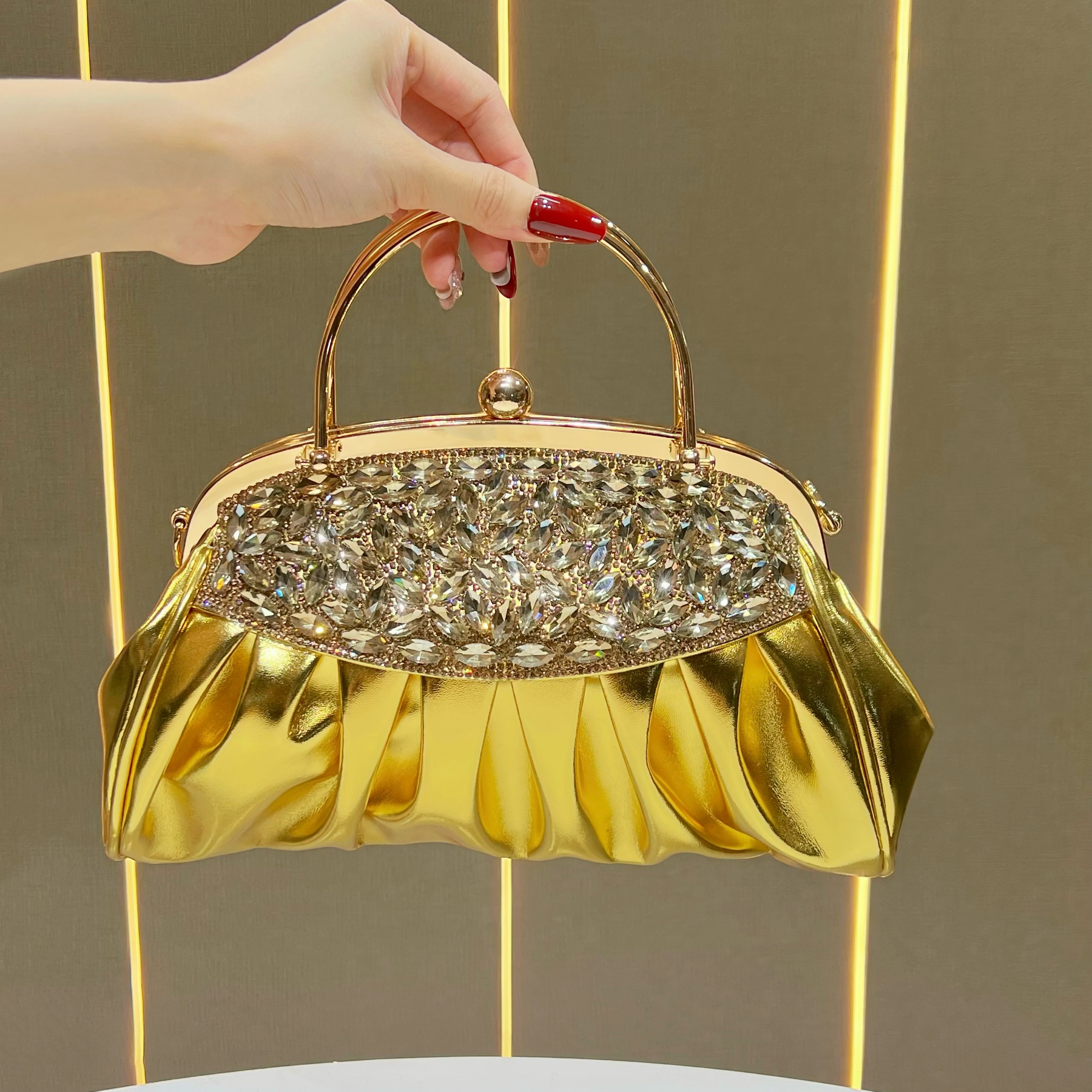New Clutch Evening Bag Diamond Party Bag Celebrity Dress Bag Bride Wedding Banquet Bag
