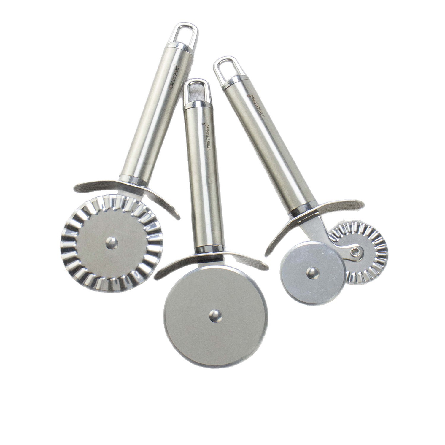 Pizza rolling knife stainless steel single wheel pizza cutter thin crust rolling cutter baking tool double wheel pizza cutter