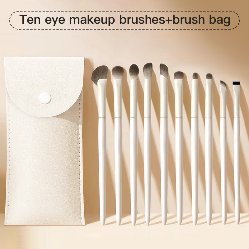 10-piece cloud porcelain eyeshadow brush full set eye soft bristle Cangzhou makeup brush set nose shadow brush concealer brush