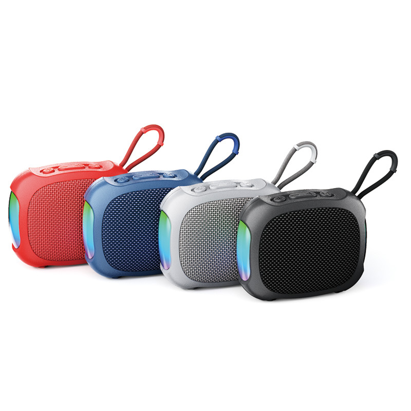 New Gift Bluetooth Speaker Small Wireless Portable Speaker Mini Card Fabric Subwoofer Small Speaker