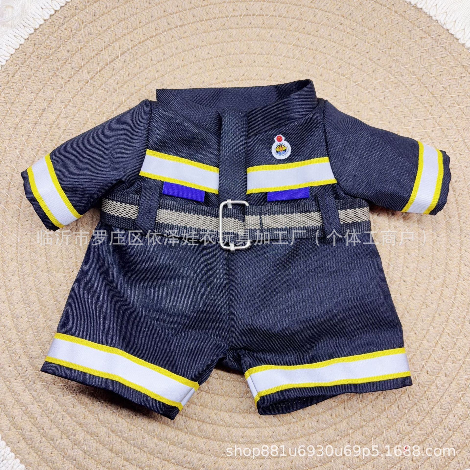 Doll Clothes Traffic Police Bear Public Security Special Police Plush Police Toy Firefighter Teddy Bear Plush Dress Up Accessories