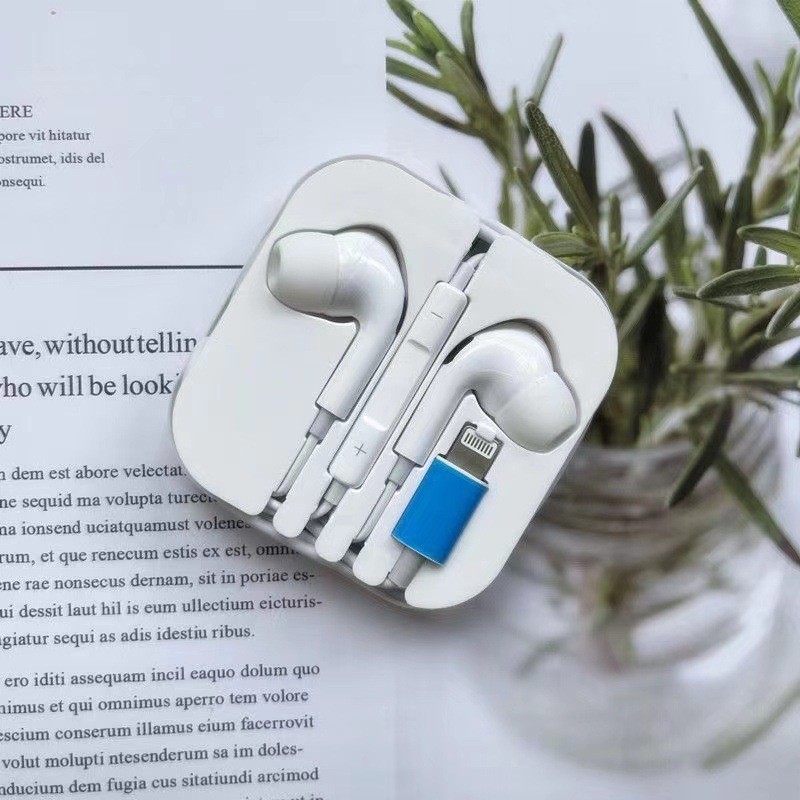 Bass in-ear earphones for Apple 6/7/8plus/XR MAX/iPhone12 phone universal earphones