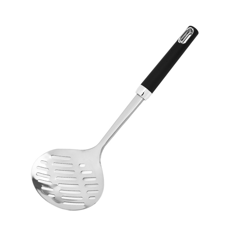 Stainless steel 8-piece kitchen utensil set slotted spoon spatula slotted spatula colander ladle multi-functional household