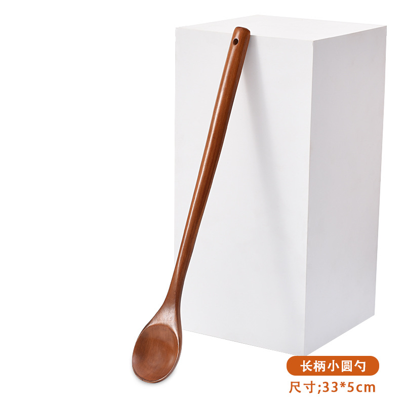 Chicken wing wood mini spatula, non-stick pan wooden spatula, fried egg steak spatula, stirring spoon, custom LOGO