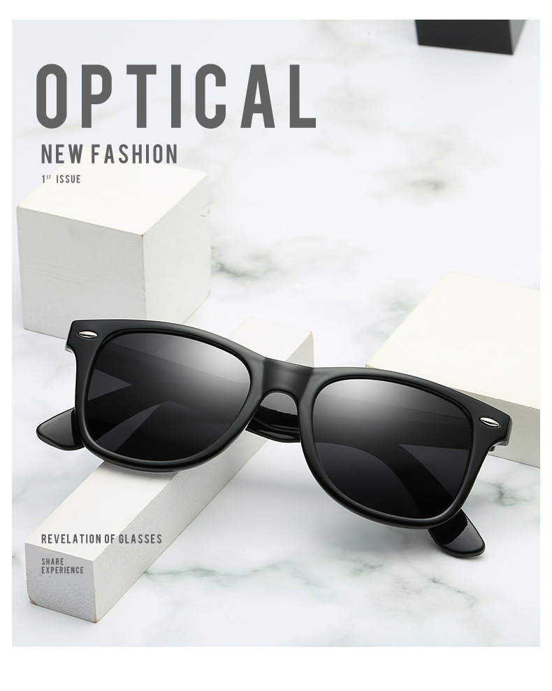 2023 new polarized sunglasses for men and women, large frame sunglasses, star driving glasses